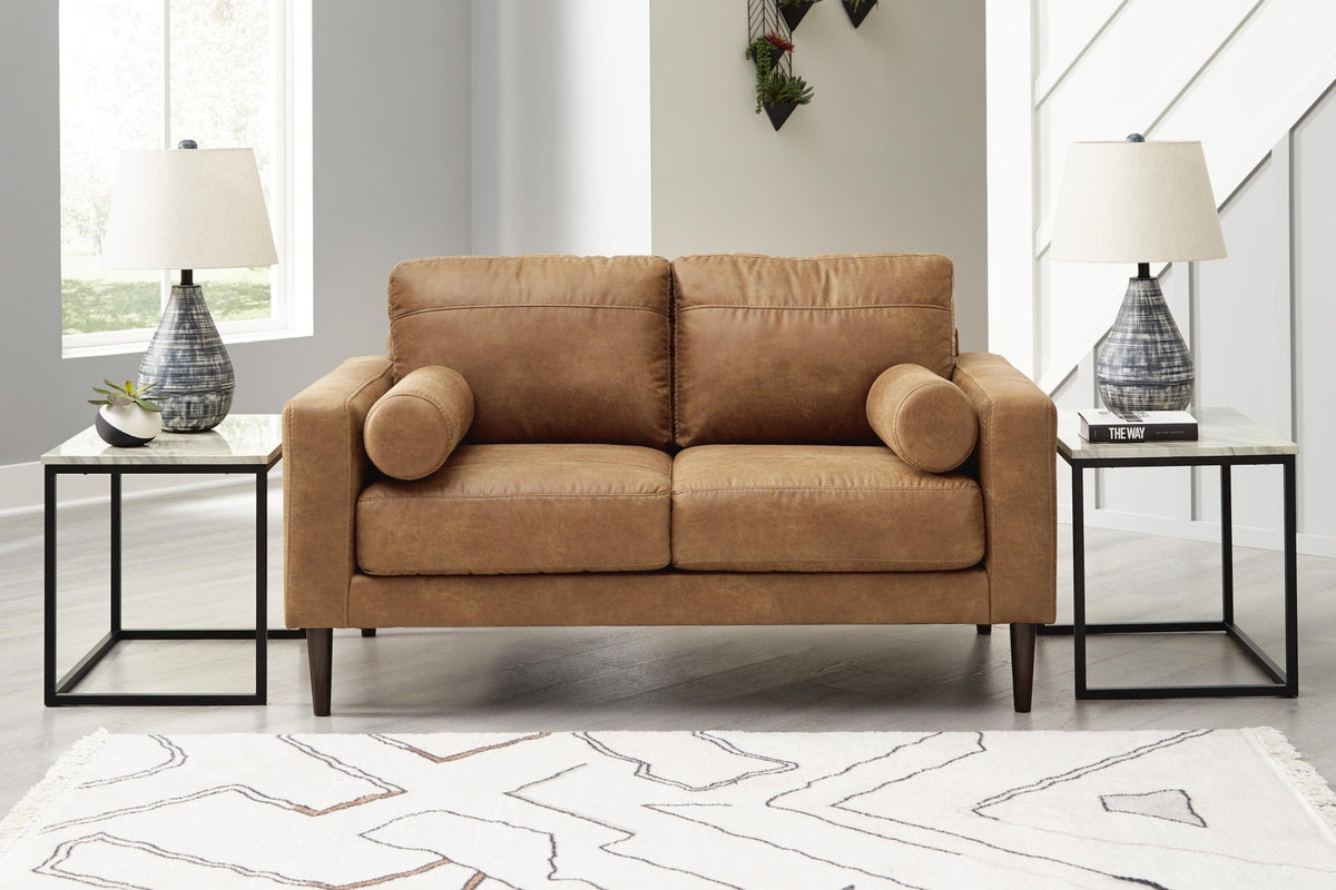 Telora Loveseat (Caramel)