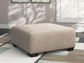 Newellen Hemp Oversized Accent Ottoman