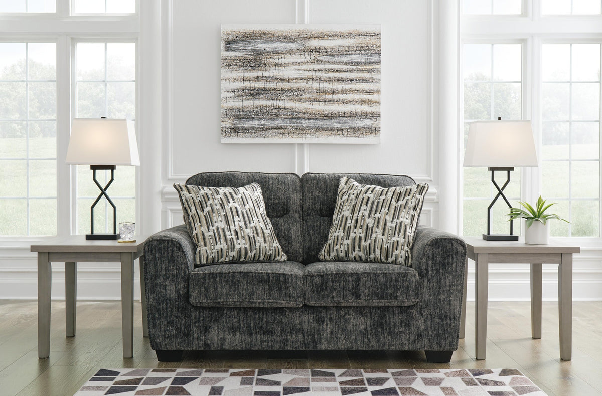 Lonoke Gunmetal Loveseat