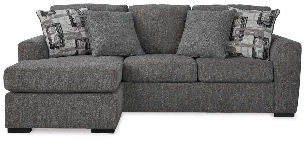 Gardiner Pewter Sofa Chaise