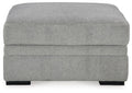 Casselbury (Cement) Ottoman With Storage