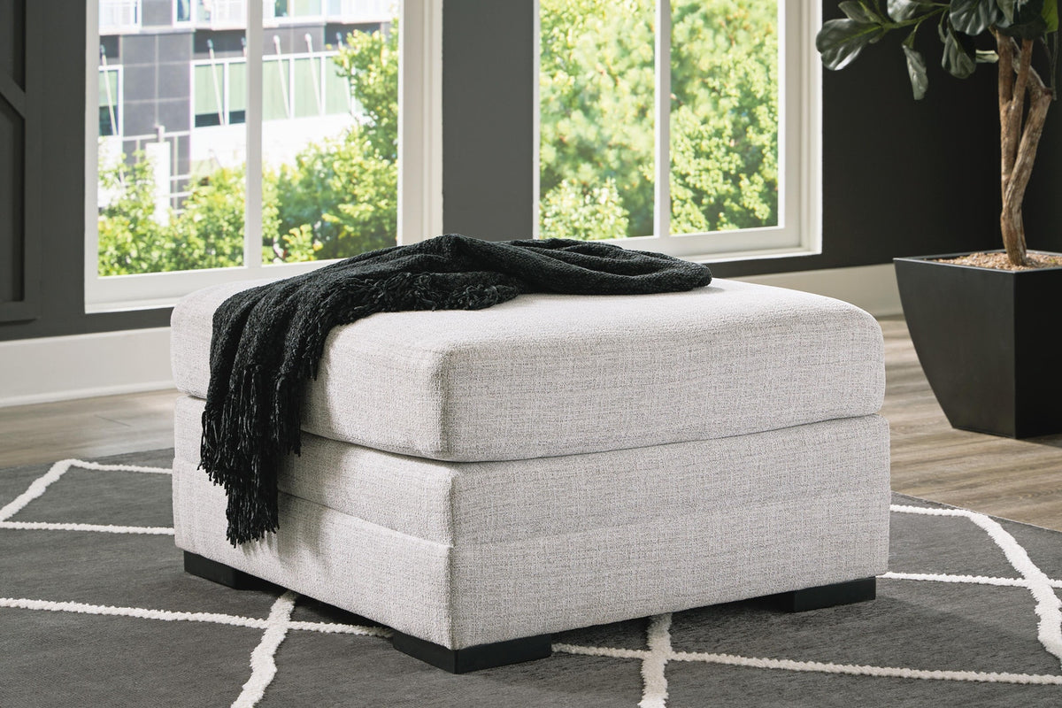 Koralynn Stone Nuvella Oversized Account Ottoman