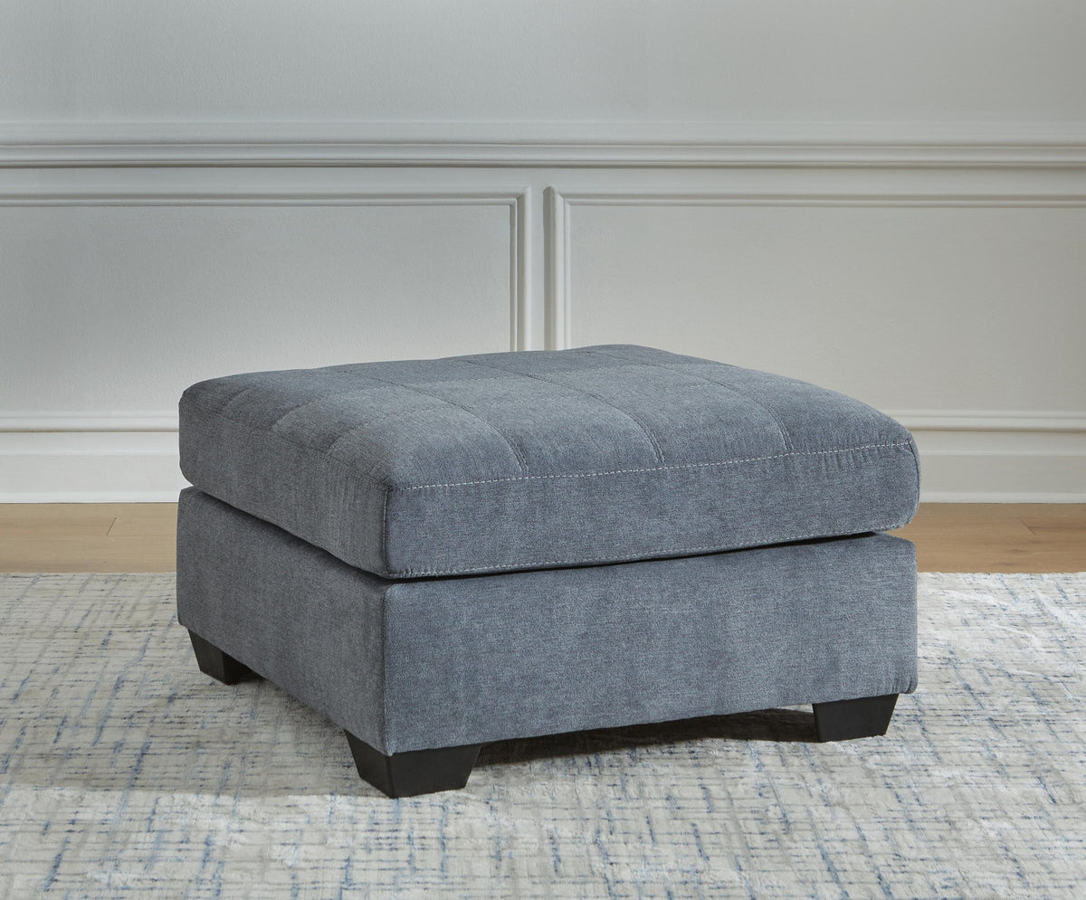 Marleton (Denim) Oversized Accent Ottoman