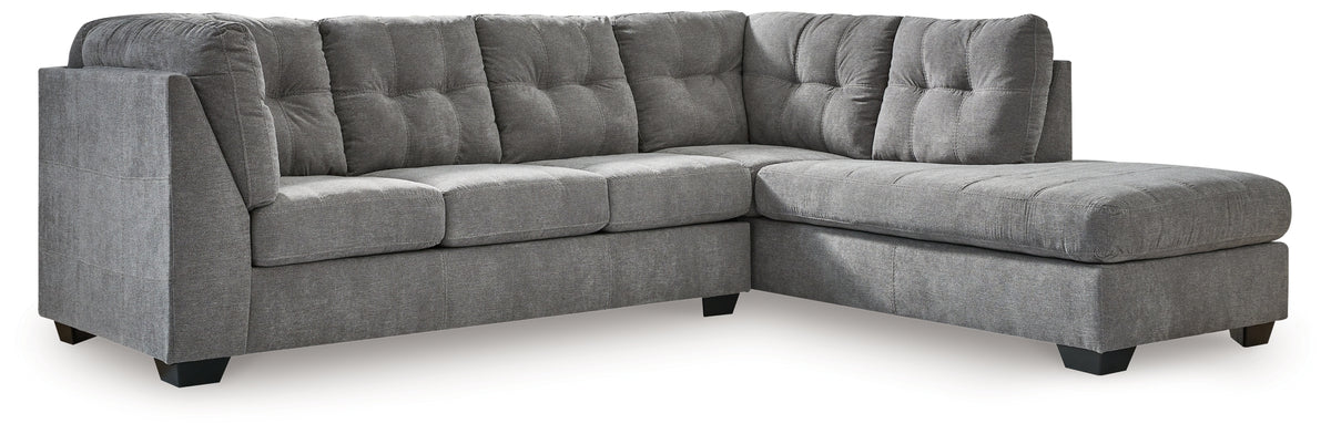 Marleton Gray 2-Piece Sectional with Chaise