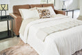 Bolsena Caramel Leather Queen Sofa Sleeper