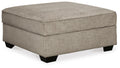 Bovarian Storage Ottoman (Stone)