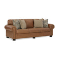 Carianna Caramel Leather Sofa