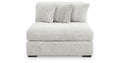 Cuddle Plush Arctic Oversized Armless Chaise
