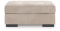 High Profile Taupe Ottoman