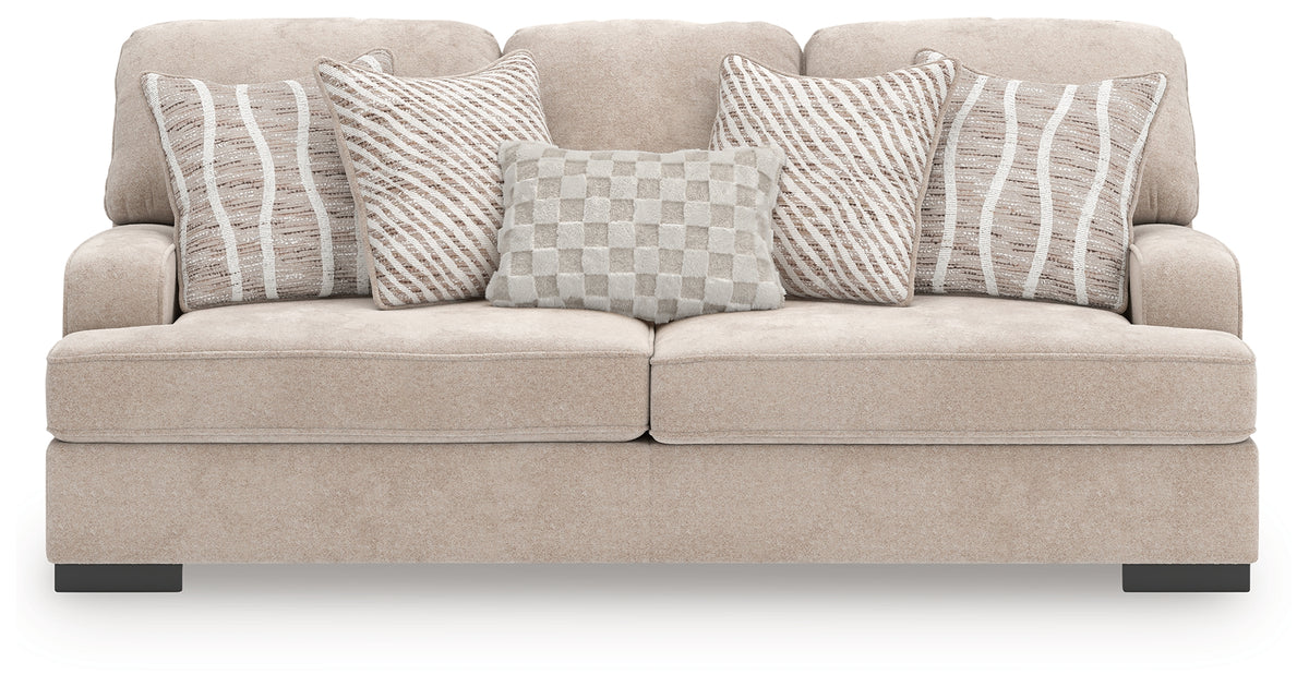 High Profile Taupe Sofa