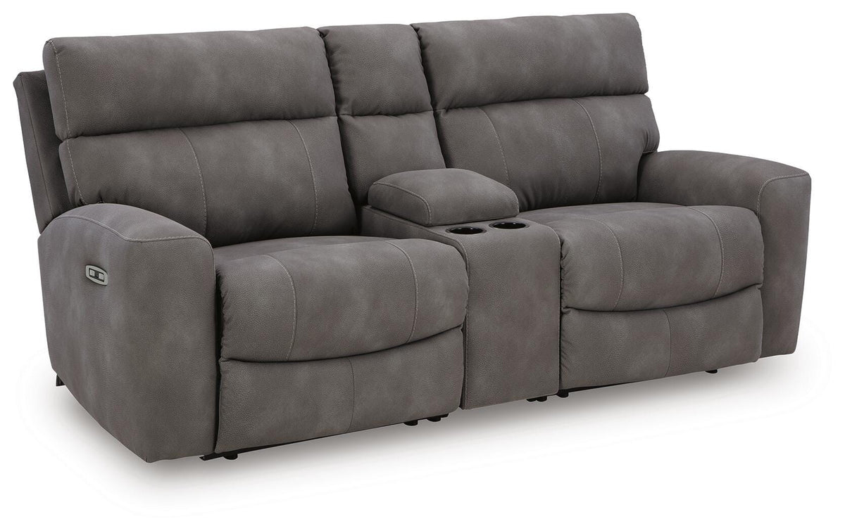 Next-Gen DuraPella Slate Modular Power Reclining Sectional