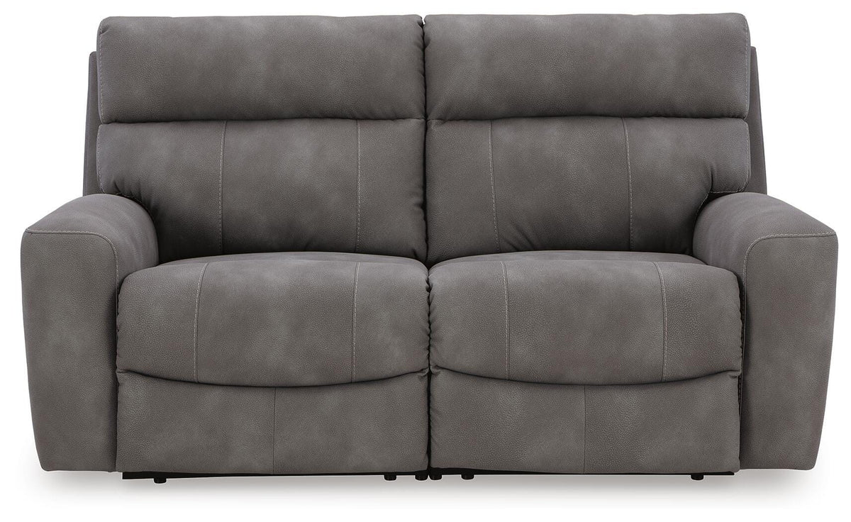 Next-Gen DuraPella Slate Modular Power Reclining Sectional