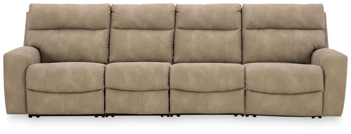 Next-Gen DuraPella Sand Modular Power Reclining Sectional