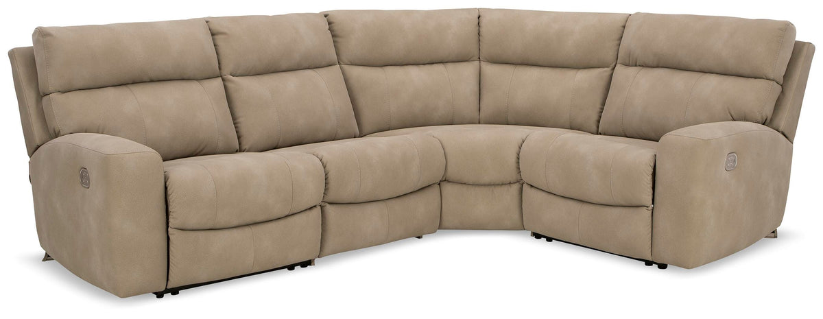 Next-Gen DuraPella Sand Modular Power Reclining Sectional