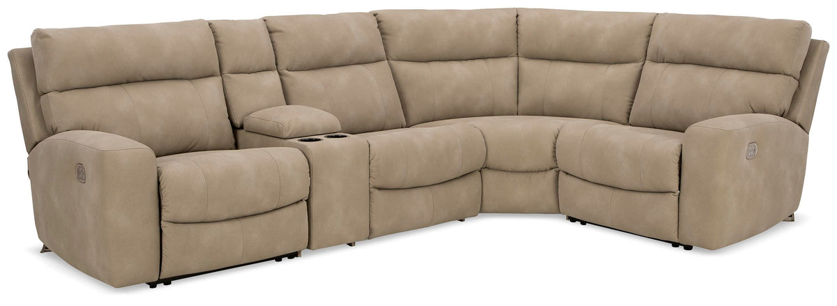 Next-Gen DuraPella Sand Modular Power Reclining Sectional