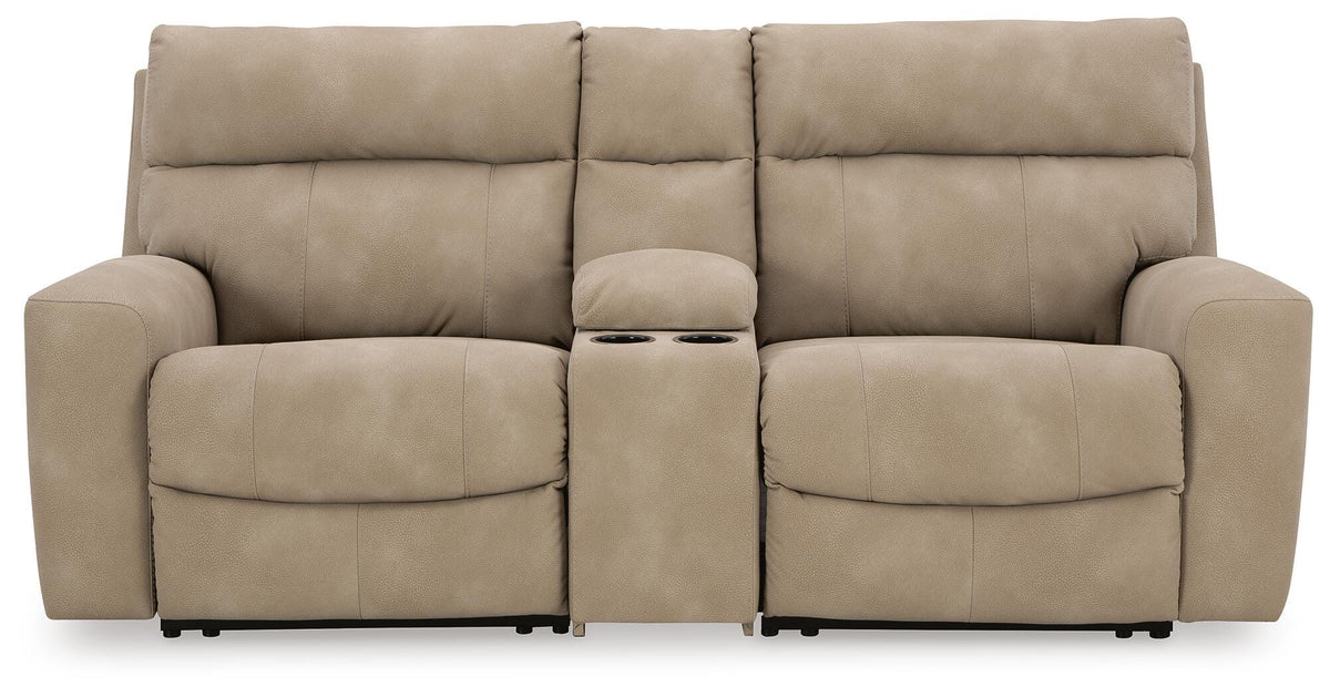 Next-Gen DuraPella Sand Modular Power Reclining Sectional