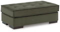 Caspian-Town Olive Oversized Accent Ottoman