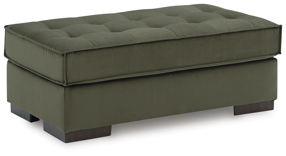 Caspian-Town Olive Oversized Accent Ottoman