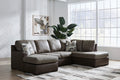 Castille Way Fossil 2-Piece Sectional - Left-Arm-Facing Sofa Chaise