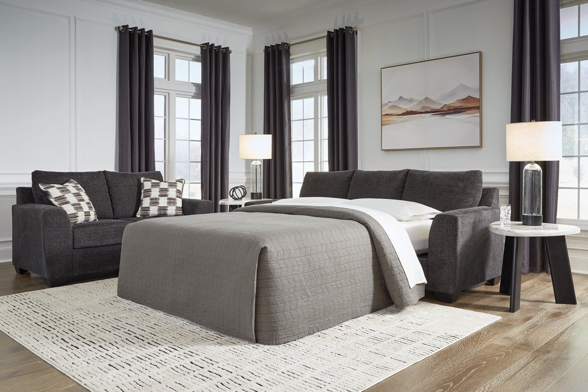 Loreo Ebony Queen Sofa Sleeper