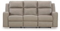 Lavenhorne Pebble Reclining Sofa with Drop Down Table