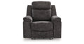 Brysonview Charcoal Zero Wall Recliner