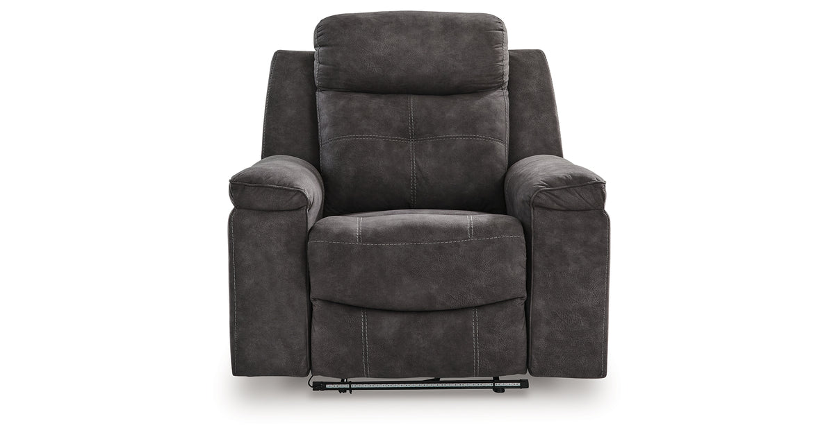 Brysonview Charcoal Zero Wall Recliner