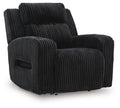 Forest Lake Black Power Recliner with Adjustable Headrest