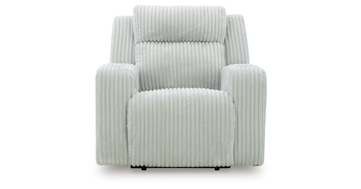 Forest Lake Alloy Power Recliner with Adjustable Headrest