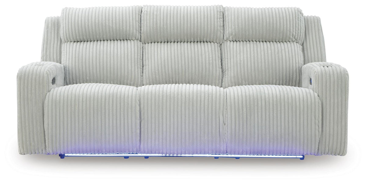 Forest Lake Alloy Power Reclining Sofa with Adjustable Headrest