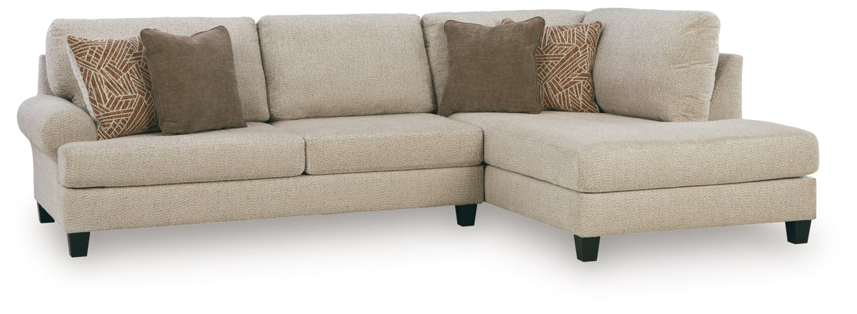 Steelwater Retreat Latte 2-Piece Sectional with Chaise