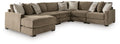 Camellia-Court Coffee Modular Sectional