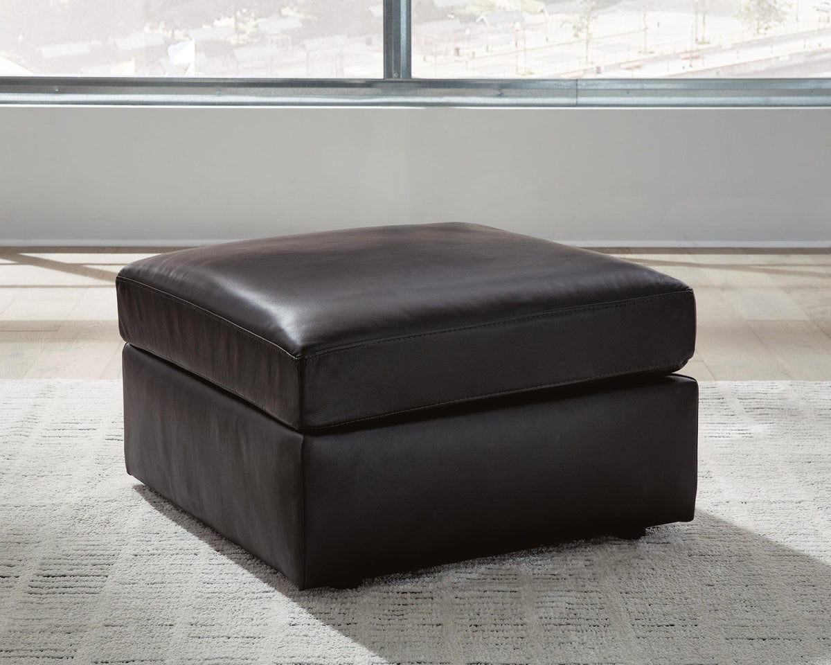 Modmax Ii Black Oversized Accent Ottoman