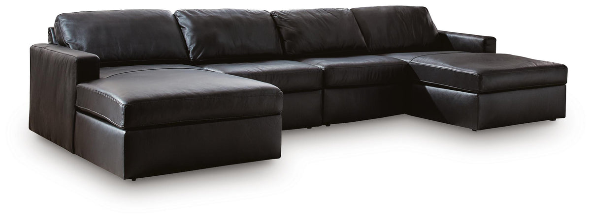 Modmax II Black Modular Sectional