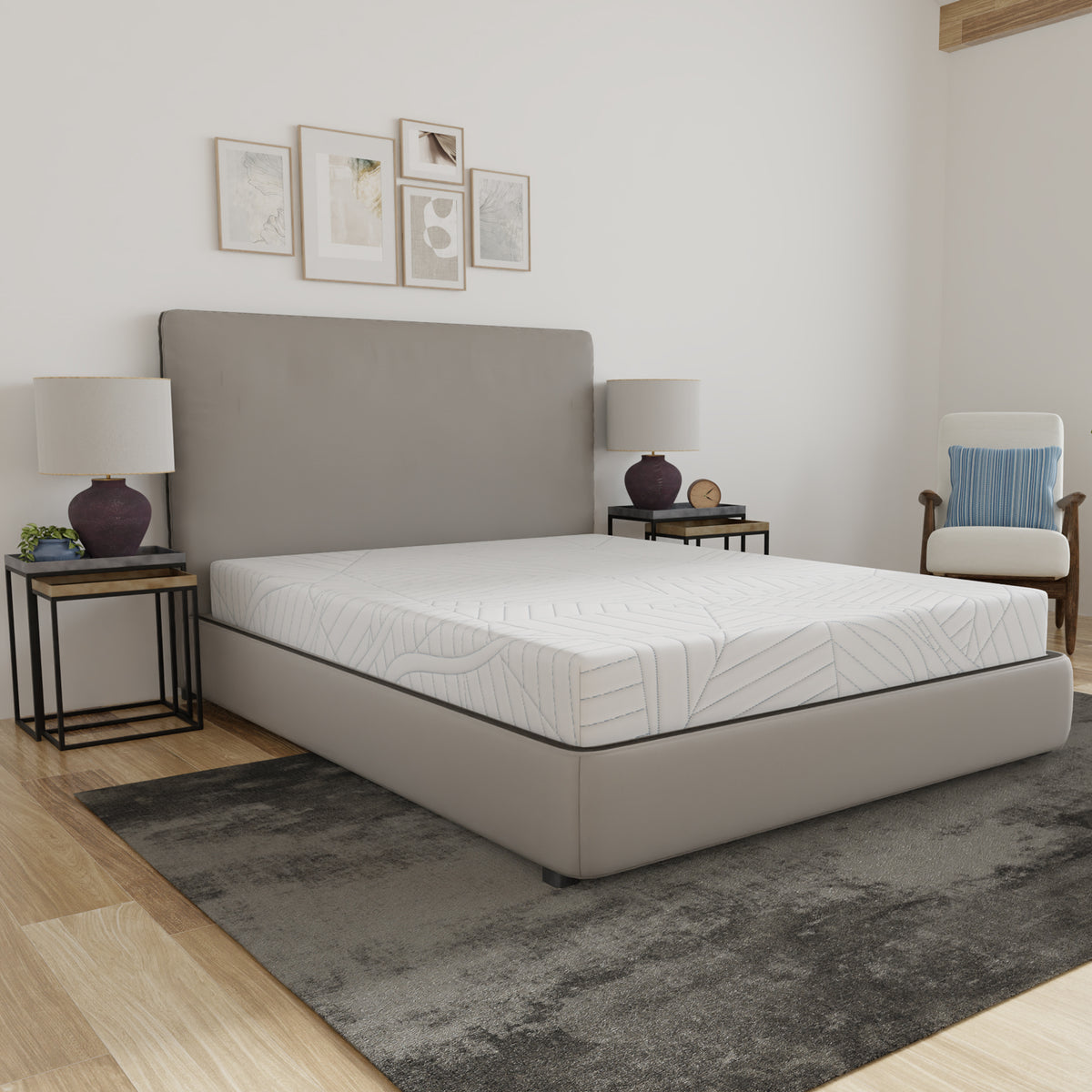 8" Restore Medium Firm Gel Memory Foam Mattress