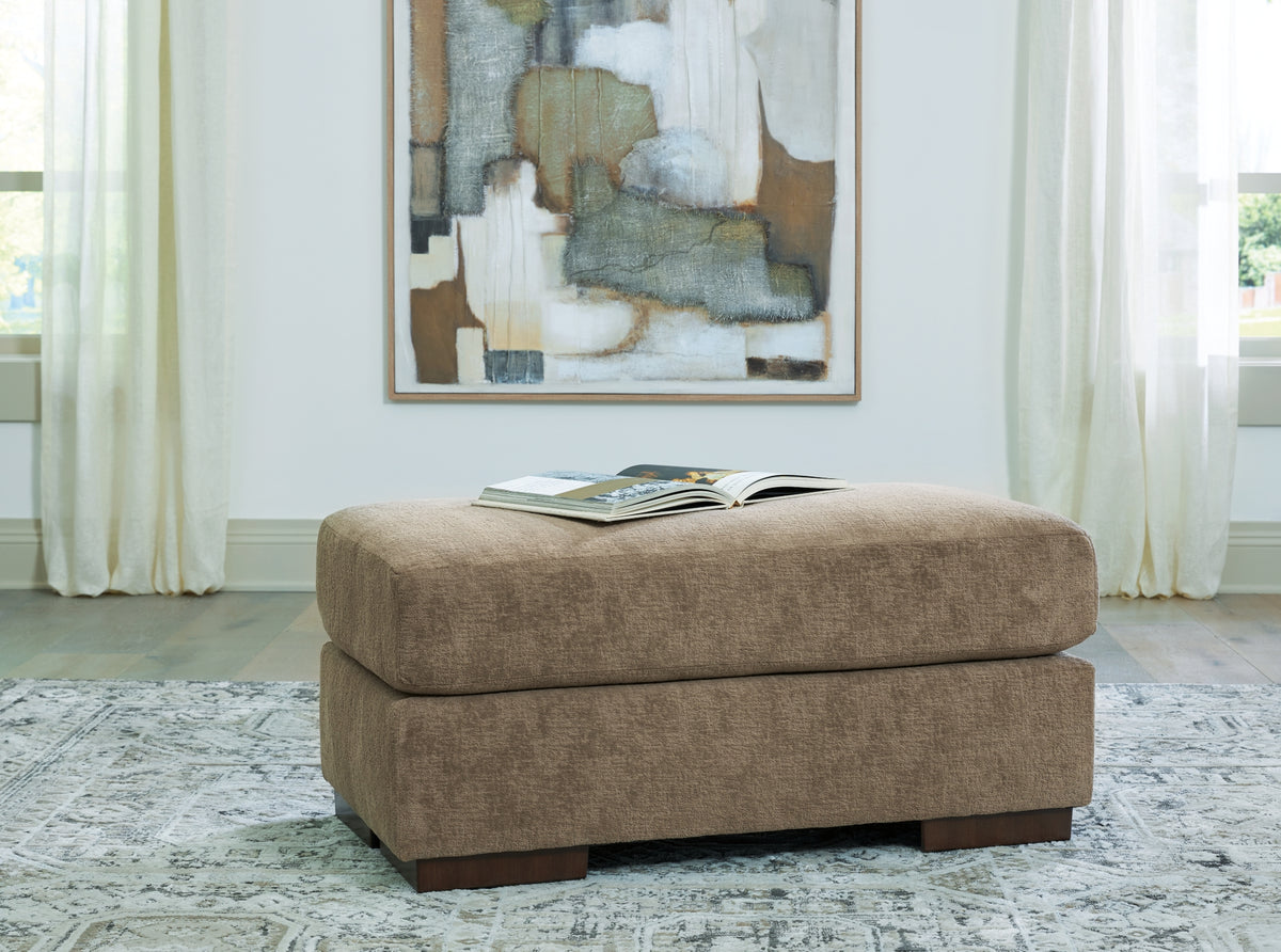 Jayne Park Pecan Ottoman