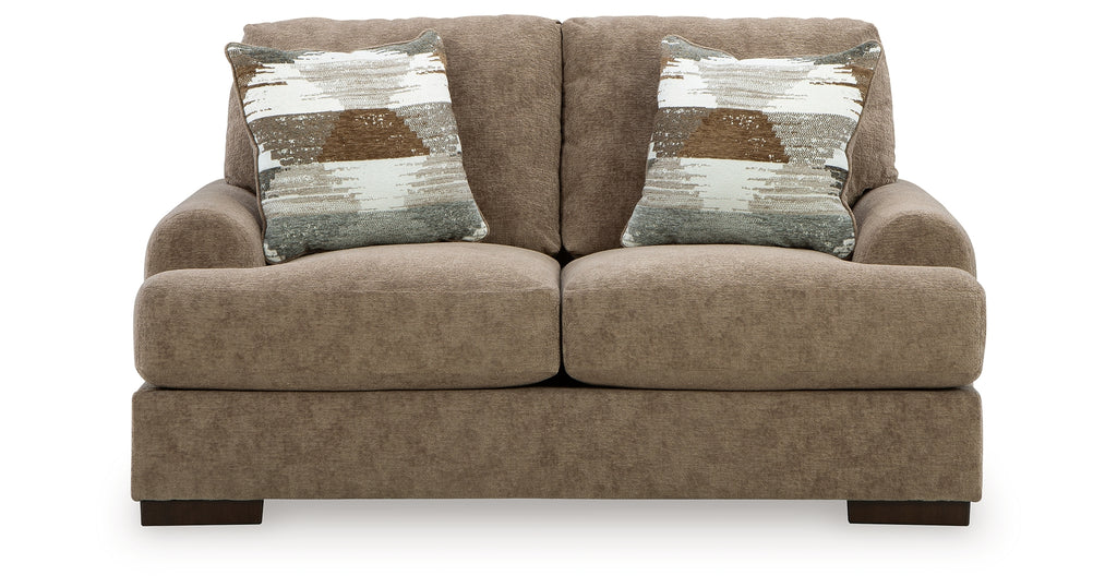 Jayne Park Pecan Loveseat
