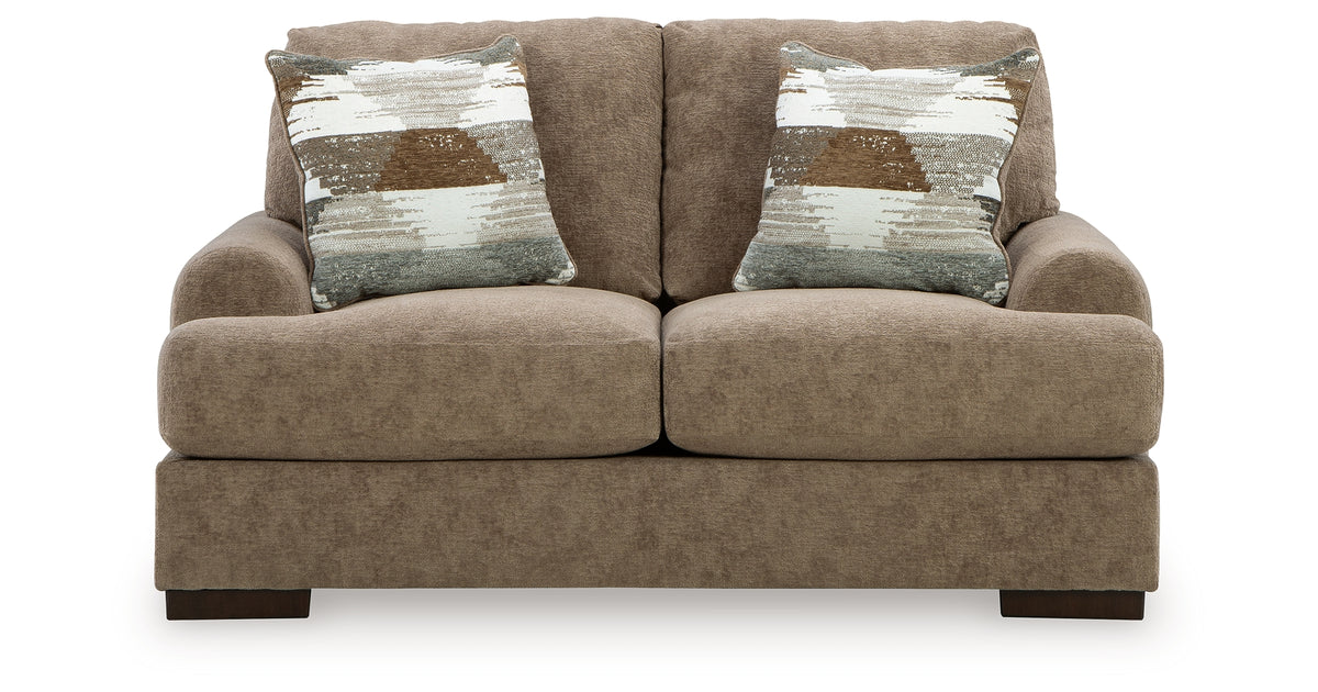 Jayne Park Pecan Loveseat