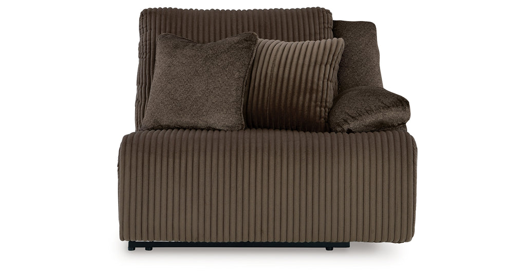 Top Tier Chocolate 3-Piece Reclining Sectional