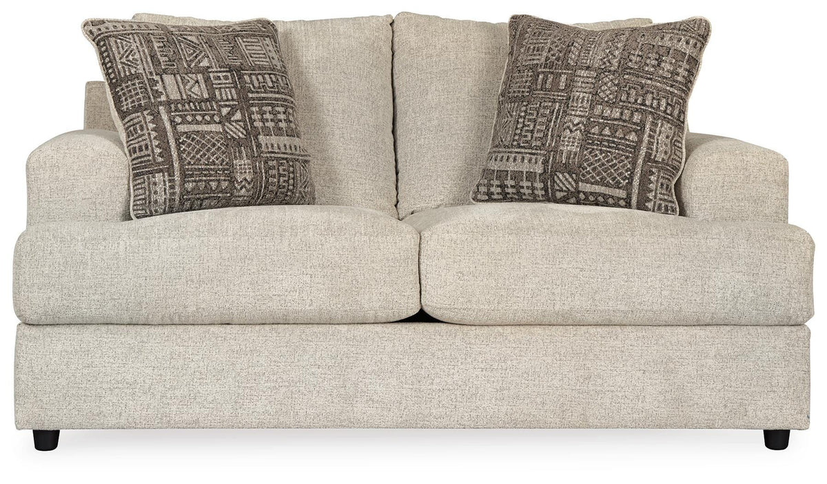 Soletren Stone Loveseat
