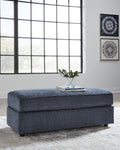 Albar Place Cobalt Oversized Accent Ottoman