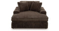 Midnight-Madness Chocolate Oversized Chaise