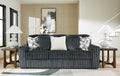 Midnight-Madness Gunmetal Sofa