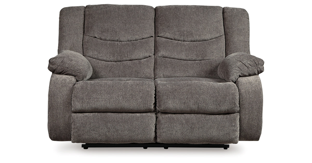 Tulen Gray Reclining Loveseat