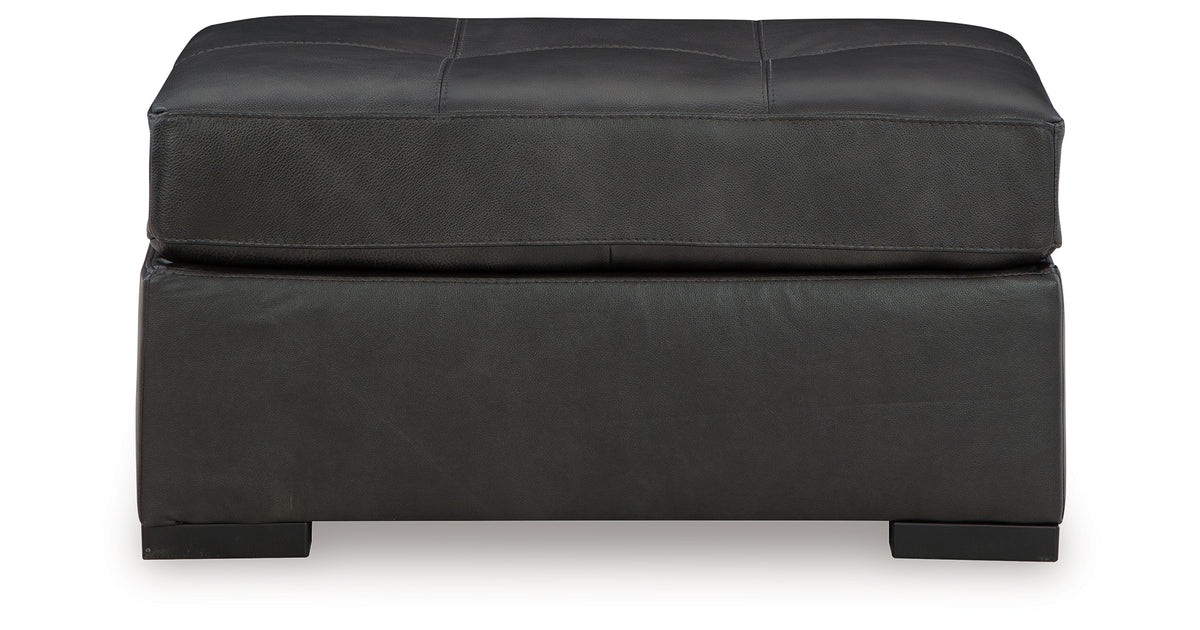Brindley Pier Fog Oversized Accent Ottoman