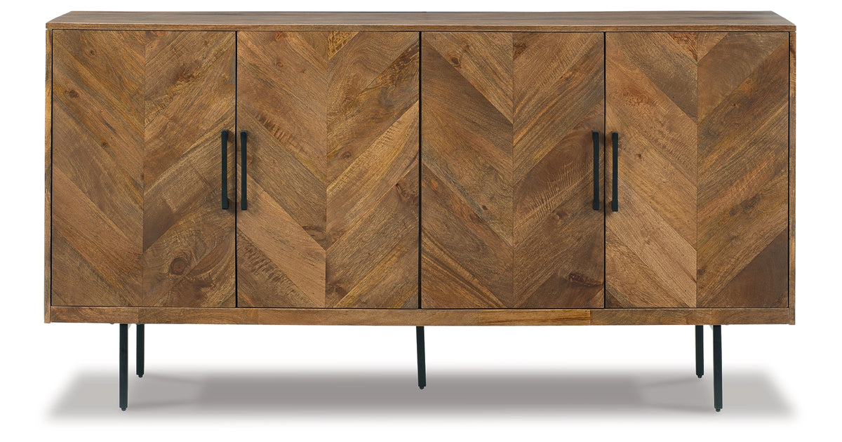 Prattville Brown Accent Cabinet