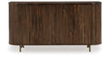 Amickly Dark Brown Accent Cabinet