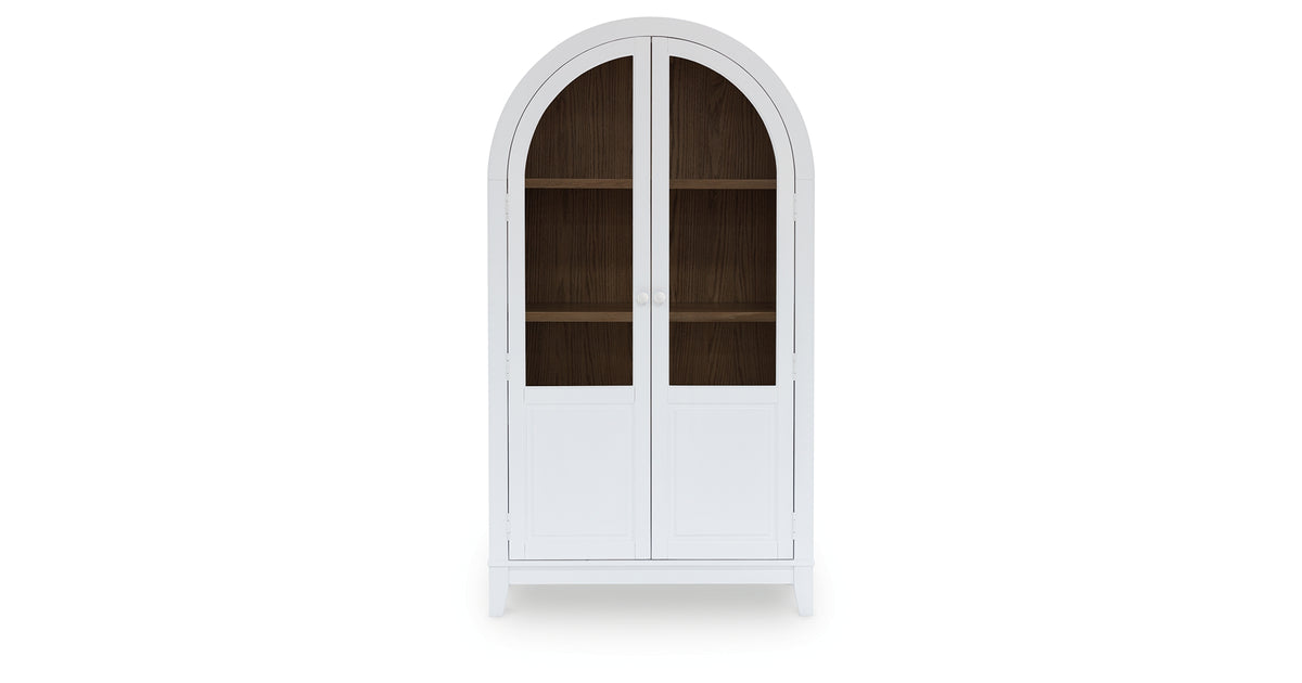 Dagandale White/Natural Accent Cabinet