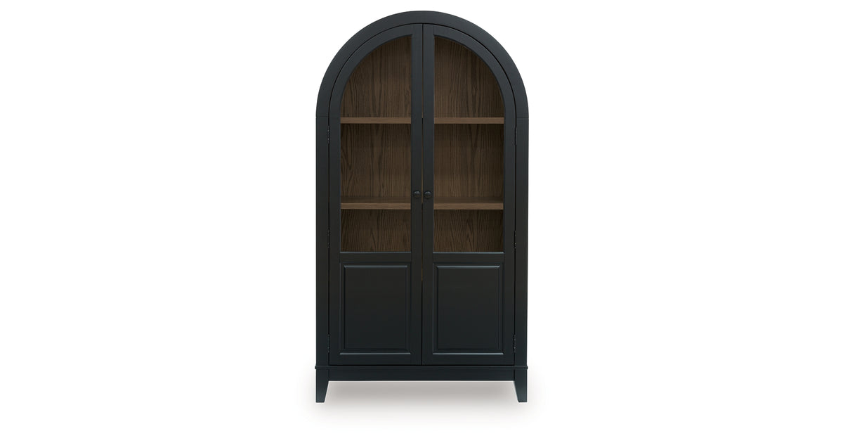 Dagandale Black/Natural Accent Cabinet