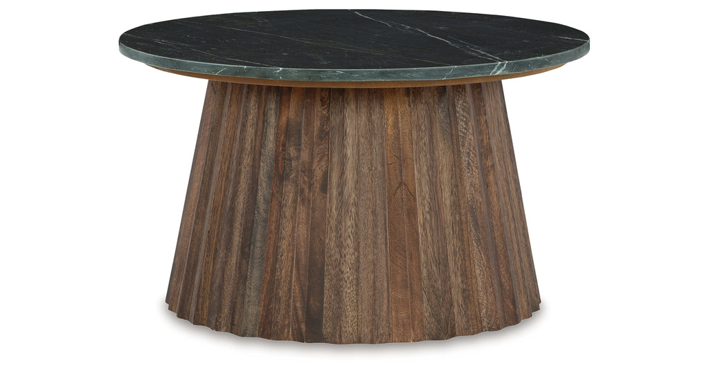Ceilby Black/Brown Accent Cocktail Table
